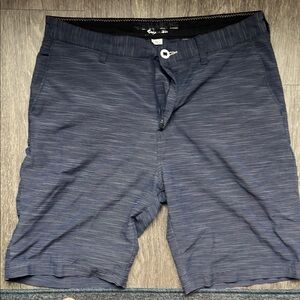 Billabong Blue Flat Front Shorts Lightweight Design